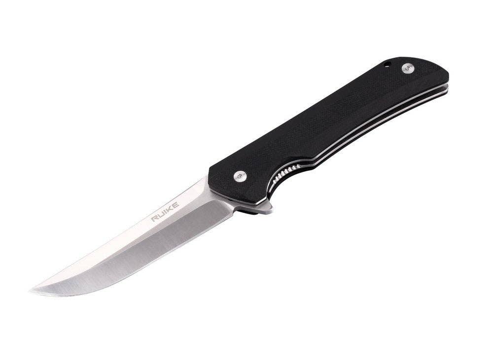 Ruike Hussar 121-B Blade, Black G-10 Handle with Clip