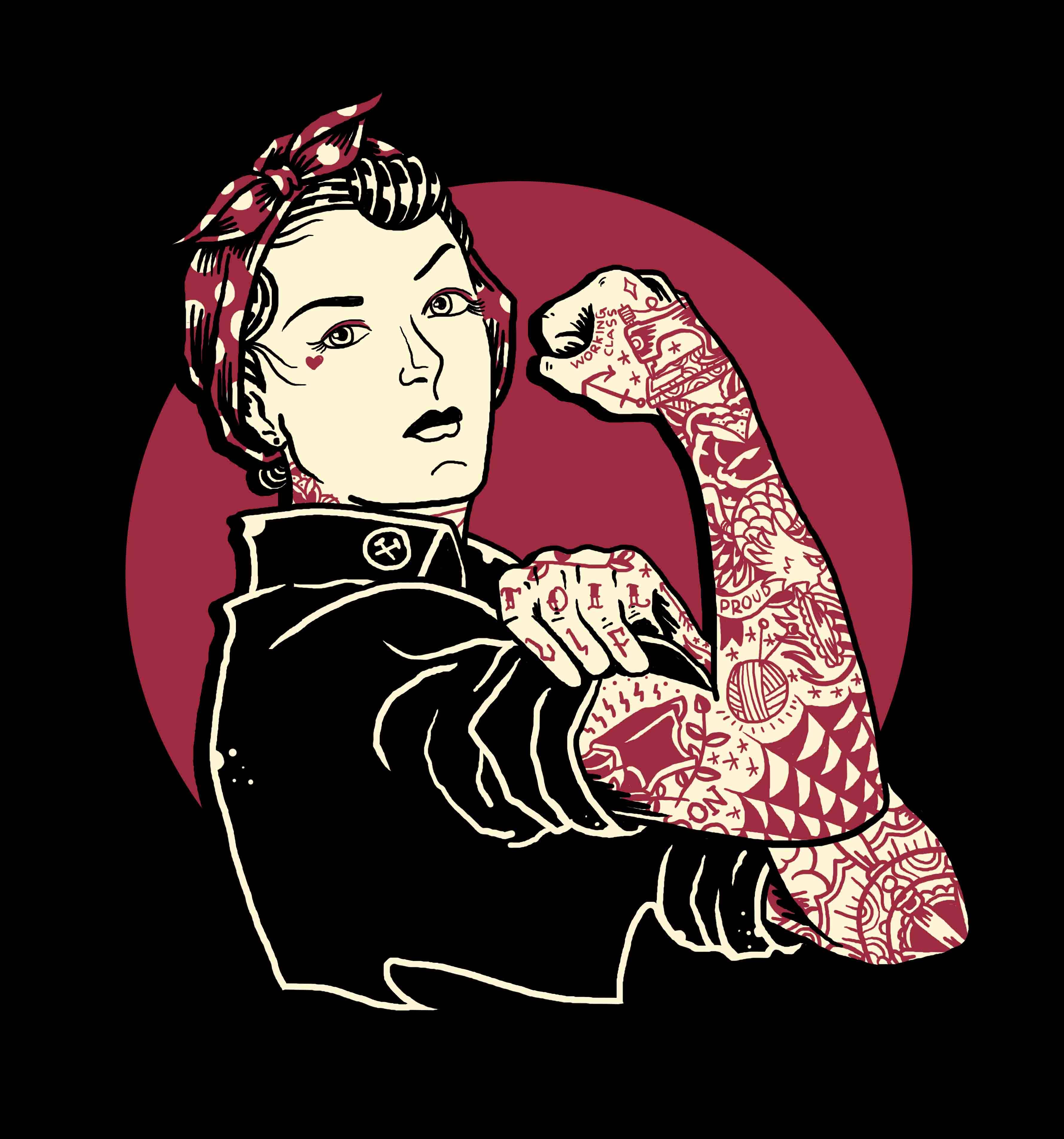 We Can Do It - Women's Zip Graphic Hoodie