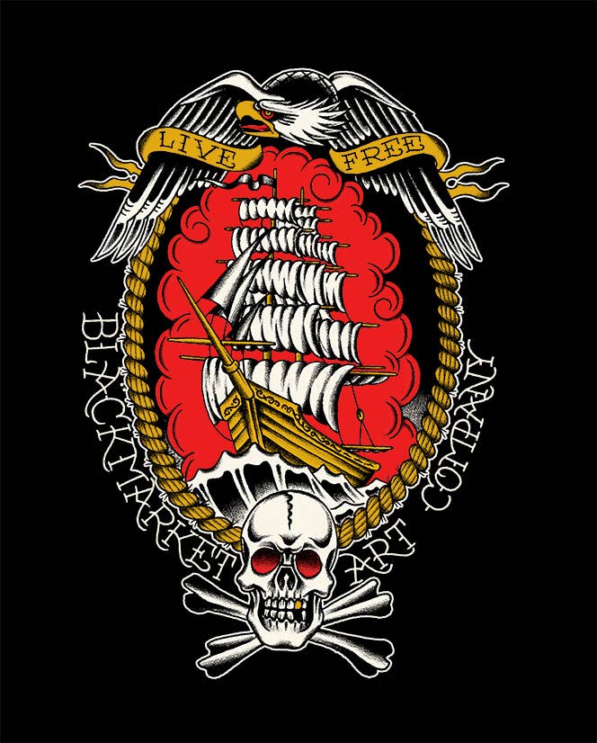 Live Free - Men's Graphic Tee