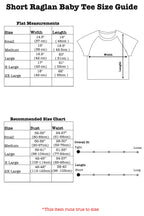 Belle Muerte Short Raglan Cropped Baby tee in White/Black