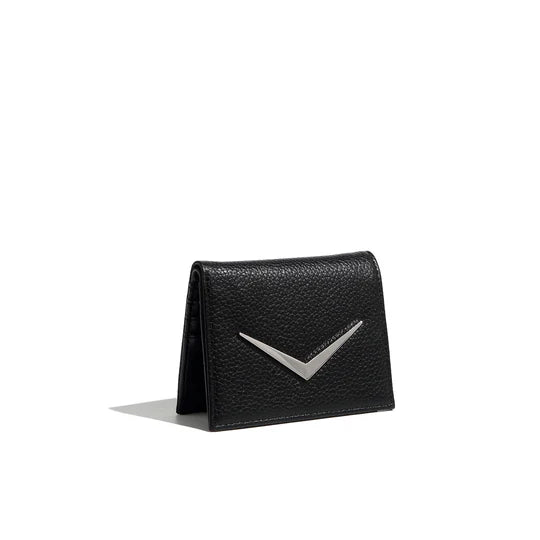 Lux de Ville Black Matte Getaway Mini Wallet