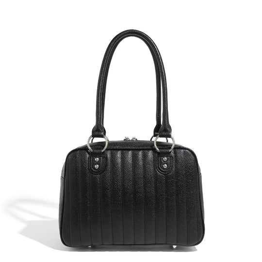Lux de Ville Matte Black Hotrod Tote Medium