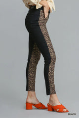 UMGEE Leopard Print Skinny Pants