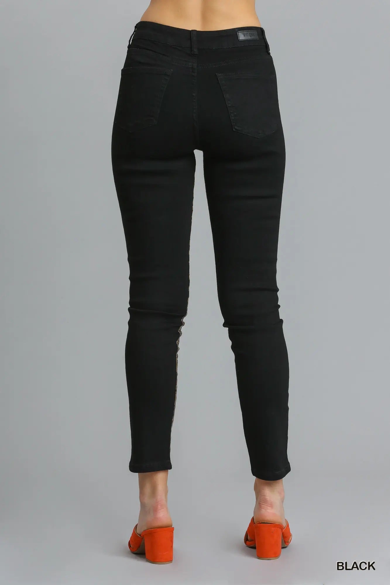 UMGEE Leopard Print Skinny Pants