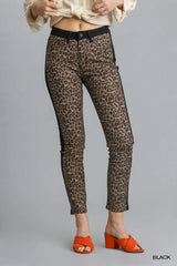 UMGEE Leopard Print Skinny Pants