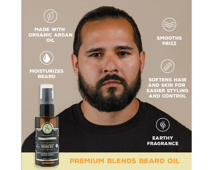 SUAVECITO Premium Blends Beard Oil (WISKEY BAR)