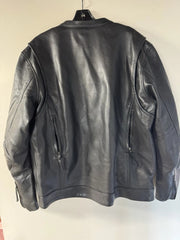 Men's Biker Hill Leather Jacket With Liner XL