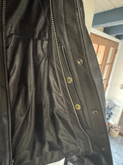 Men's Biker Hill Leather Jacket With Liner XL