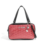 Lux de Ville Black and Pink Bubbly Sparkle Speedster Tote