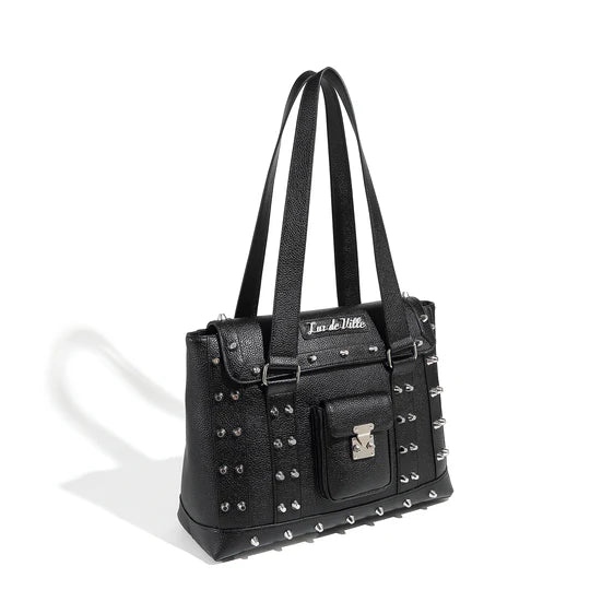 Lux de Ville Black Matte Weekender Tote Medium
